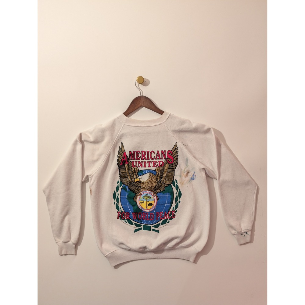 Mens L Operation Desert Storm 1991 Vintage 90s Military Sweatshirt